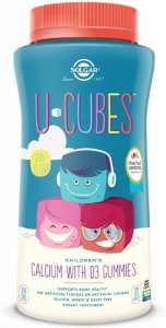 SOLGAR U-Cubes Calcium with D3 (120 żelek)