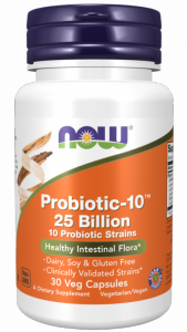 NOW FOODS Probiotic-10 - 25 Bilion (30 kaps.)