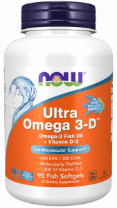 NOW FOODS Ultra Omega 3-D (90 kaps.)