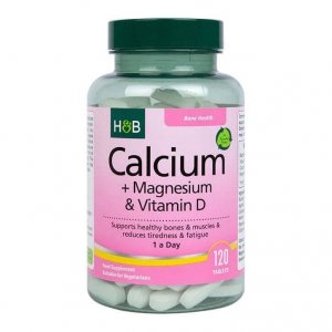 HOLLAND & BARRETT Calcium plus Magnesium & Vitamin D (120 tabl.)