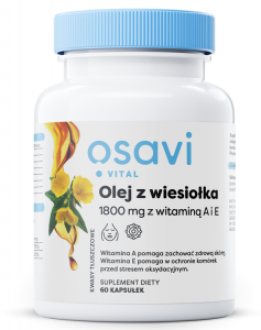 OSAVI Olej z wiesiołka 600 mg z wit. A i E (60 kaps.)
