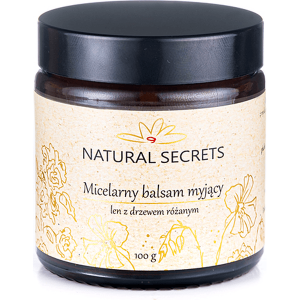 Micelarny balsam myjący len z drzewem różanym, 100 g