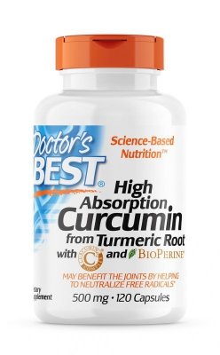 DOCTOR&#039;S BEST Curcumin From Turmeric Root with C3 Complex & BioPerine (120 kaps.)