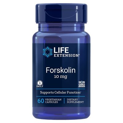 LIFE EXTENSION Forskolin - Pokrzywa indyjska (Coleus Forskohlii) ekstrakt (60 kaps.)