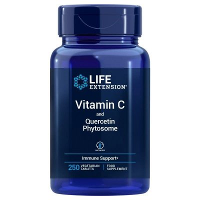 LIFE EXTENSION Vitamin C and Quercetin Phytosome EU (250 tabl.)