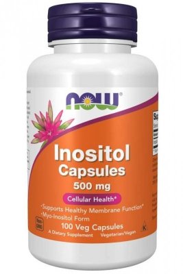 NOW FOODS Inozytol 500 mg  (100 kaps.)