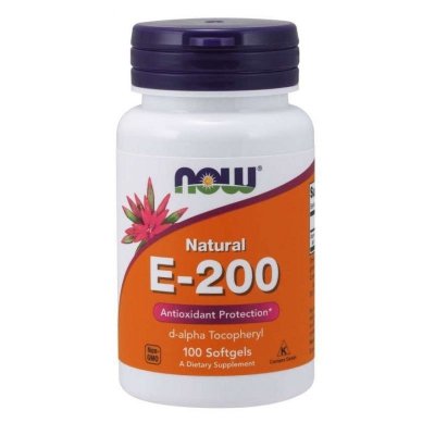 NOW FOODS Witamina E 200 IU (100 kaps.)