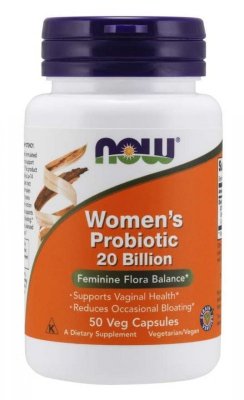 NOW FOODS Women&#039;s Probiotic - Probiotyk dla Kobiet 20 miliardów CFU (50 kaps.)