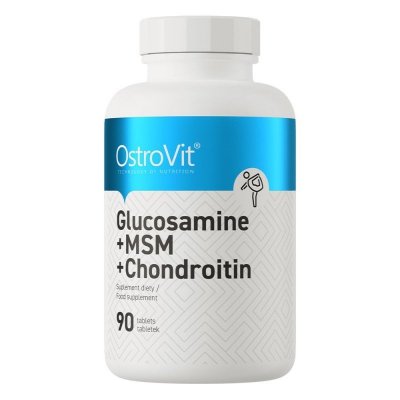 OSTROVIT Glukozamina + MSM + Chondroityna (90 tabl.)