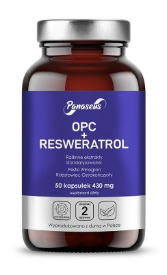 PANASEUS OPC + Resweratrol (50 kaps.)