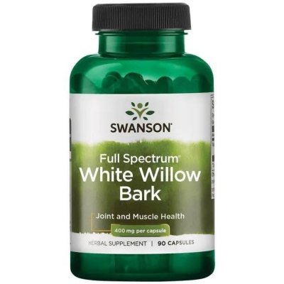 SWANSON Full Spectrum White willow bark - kora wierzby białej 400 mg (90 kaps.)