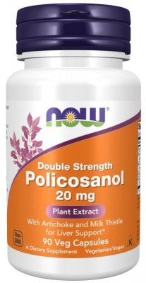 NOW FOODS Polikosanol 20 mg (90 kaps.)