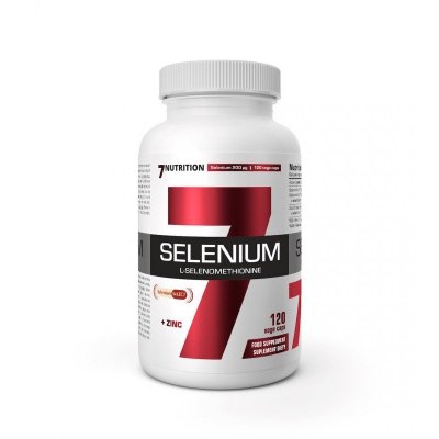 7NUTRITION Selenium L-selenomethionine + Zinc - Selen + Cynk (120 kaps.)