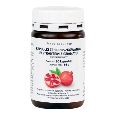 KRAUTERHAUS SANCT BERNHARD Granat ekstrakt 500 mg (90 kaps.)