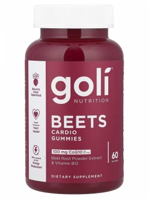 Goli Nutrition, Beets Cardio, 60 Gummies