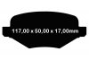 Tylne klocki Ultimax2 + NAWIERCANE NACINANE tarcze hamulcowe 330mm EBC seria GD Ford Flex 2009-2019