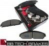 Przednie klocki oraz tarcze hamulcowe 345mm BB-TECH Lancia Thema 2011-