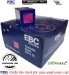 Tylne klocki Ultimax2 + NIE WENTYLOWANE tarcze hamulcowe EBC seria PREMIUM Lancia Thema 3,6 V6