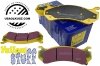 Przednie klocki YellowStuff + NAWIERCANE NACINANE tarcze hamulcowe EBC seria GD GMC Yukon -2006
