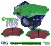 Przednie klocki GreenStuff + NACINANE tarcze hamulcowe 302mm EBC seria USR Fiat Freemont -2012