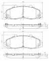Ceramiczne klocki hamulcowe przednie Ford F-150 1997-2003 exc. 7700 Lb GVW