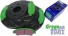 Przednie klocki GreenStuff + NACINANE tarcze hamulcowe 330mm EBC seria USR Cadillac Escalade AWD 2009-2020