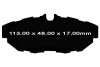 Tylne klocki Ultimax2 + NAWIERCANE NACINANE tarcze hamulcowe EBC seria GD Ford Mustang 2005-2014