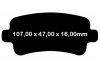Tylne klocki GreenStuff + NAWIERCANE NACINANE tarcze hamulcowe 315mm EBC seria GD Buick Allure 2010