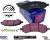 Przednie klocki Ultimax2 + tarcze hamulcowe EBC seria PREMIUM Chrysler Aspen