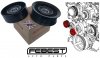 Rolki napinacza paska MICRO 78/76 Dodge Nitro 3,7 V6