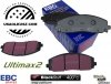 Przednie klocki Ultimax2 + NAWIERCANE NACINANE tarcze hamulcowe 330mm EBC seria GD Lancia Voyager 2012-