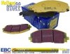 Przednie klocki YellowStuff + NAWIERCANE NACINANE tarcze hamulcowe 330mm EBC seria GD Dodge Journey 2012-