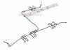Prawa końcowa linka hamulca postojowego ręcznego - do tarcz Chrysler Grand Voyager Town&Country 2001-2007