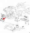 Poduszka silnika prawa Cadillac CTS 2,0 Turbo 2016-2019