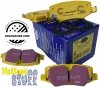 Tylne klocki YellowStuff + NAWIERCANE NACINANE tarcze hamulcowe EBC seria GD Jeep Wrangler JK 2007-2018