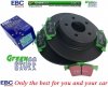 Tylne klocki GreenStuff + tarcze hamulcowe 280mm EBC seria Premium Ford Kuga 2013-2016