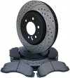 Przednie klocki + WIERCONE tarcze hamulcowe Ford F-150 F150 2010-2020