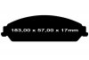 Przednie klocki GreenStuff + tarcze hamulcowe 345mm EBC seria USR Lancia Thema