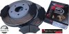 Przednie klocki + NACINANE tarcze hamulcowe 303mm ATM SLOTTED Dodge Caravan 2008-