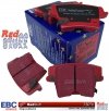 Tylne CERAMICZNE klocki RedStuff + NACINANE NIE WENTYLOWANE tarcze hamulcowe EBC seria USR Lancia Thema RWD 3,6 V6
