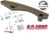 Prowadnica lewa dolna głównego łańcucha rozrządu silnika Ford Taurus 3,5 V6 Naturally Aspirated 2013-