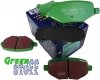 Tylne klocki GreenStuff + NAWIERCANE NACINANE tarcze hamulcowe 330mm EBC seria GD Ford Edge 2011-2014