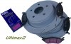 Tylne klocki Ultimax2 + nacinane tarcze hamulcowe EBC seria USR Dodge RAM 1500 2003-