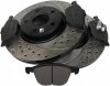 Przednie klocki + WIERCONE NACINANE tarcze hamulcowe ATM 300mm Ford Escape 2013-