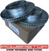 Przednia WIERCONA NACINANA tarcza hamulcowa POWERSTOP Dodge RAM 1500 336mm 5 szpilek 2002- 