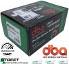 Przednie klocki STREET PERFORMANCE + tarcze hamulcowe 28mm DBA seria 4000 T3 Jeep Wrangler JL Rubicon Sahara 2018-