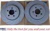 Przednie klocki YELLOWSTUFF + tarcze hamulcowe 345mm EBC seria GD Dodge Charger
