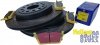 Tylne klocki EBC Yellow Stuff + WIERCONE nacinane tarcze hamulcowe RAM 1500 DT 2019-