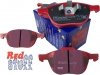 Przednie CERAMICZNE klocki RedStuff + tarcze hamulcowe 300mm EBC seria Premium Ford Escape FWD 2013-2019