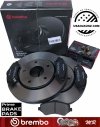 Klocki oraz przednie tarcze hamulcowe 303mm BREMBO Volkswagen Routan